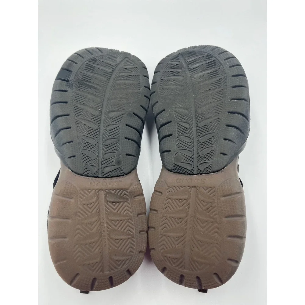 Crocs Swiftwater Mesh Sandals Men's 12 Brown Water Shoes Hiking Fisherman